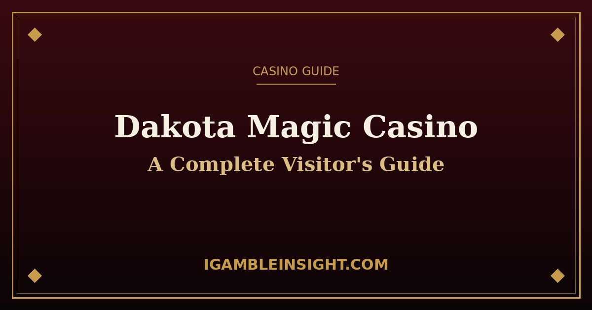 dakota magic casino​