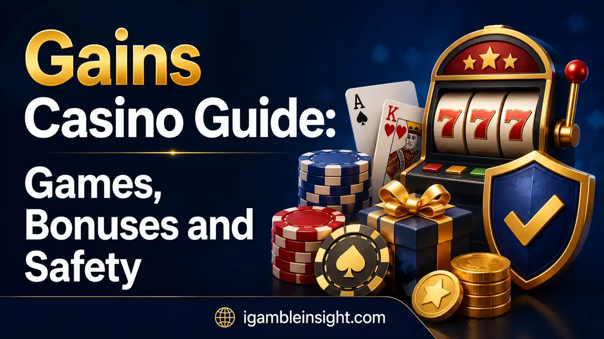 Gains Casino Guide: Games, Bonuses and Safety