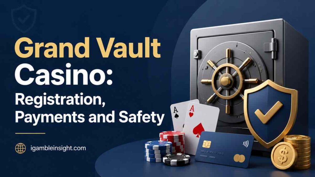 Grand Vault Casino: Registration, Payments and Safety