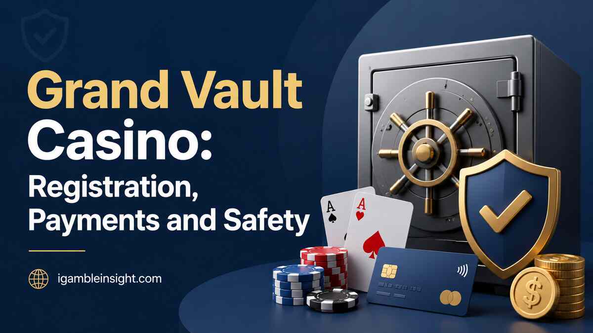 Grand Vault Casino: Registration, Payments and Safety