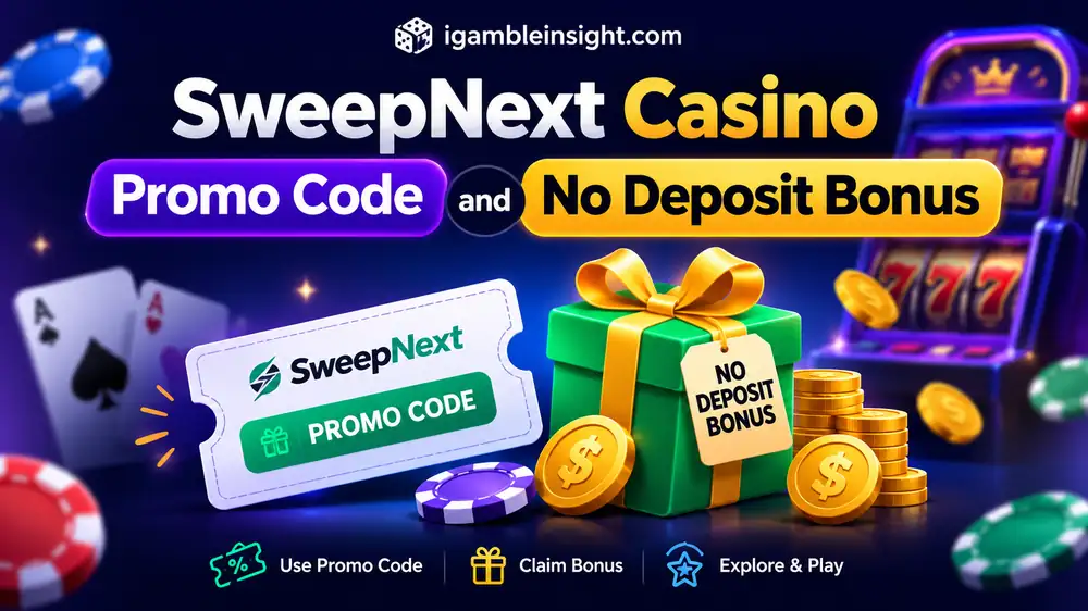 SweepNext Casino Promo Code and No Deposit Bonus