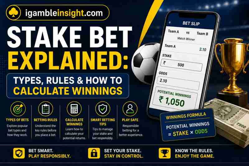 Stake Bet Explained: Types, Rules & How to Calculate Winnings